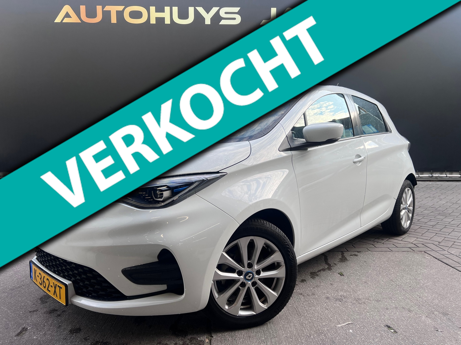 Renault Zoe R110 Life 52 kWh (ex Accu) - Keyless Navi Parkeersensoren 2020 - voorkant