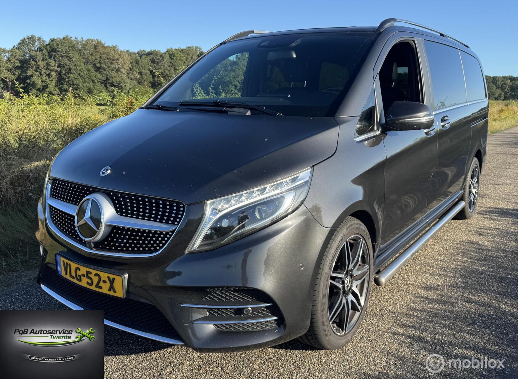 Mercedes-Benz V-klasse 250d 9G Lang Amg burmester led 19'' 360cam 2021 - voorkant