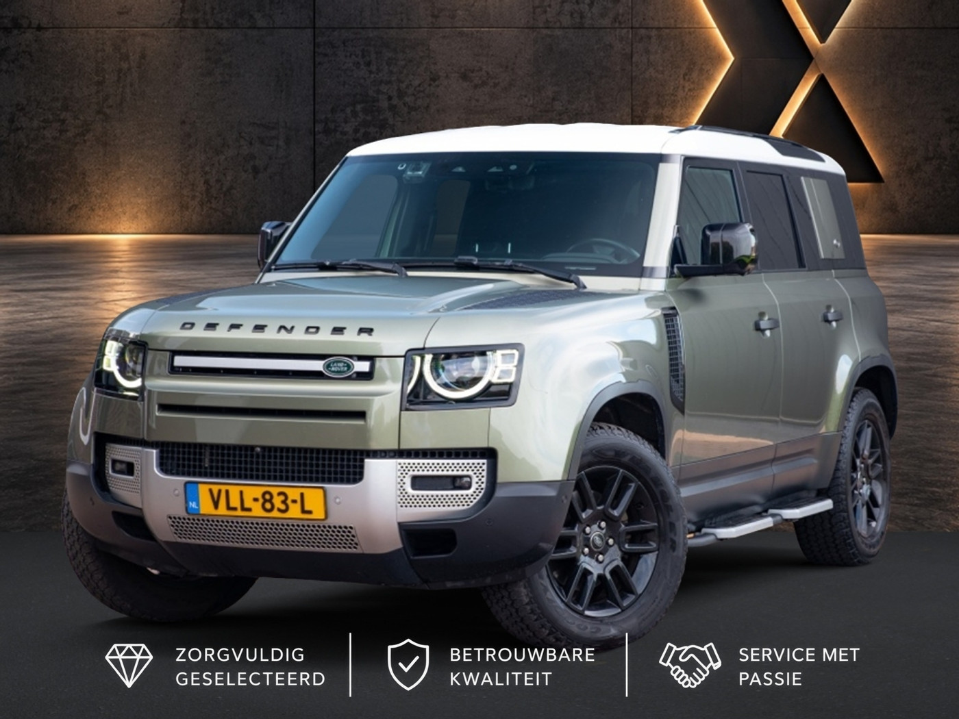 Land Rover Defender 3.0 D200 110 Comm Aut X-Dynamic S 2021 - voorkant