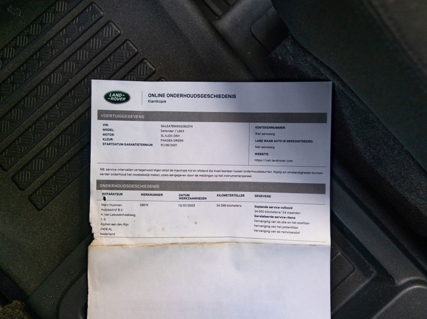 Foto van Land Rover Defender
