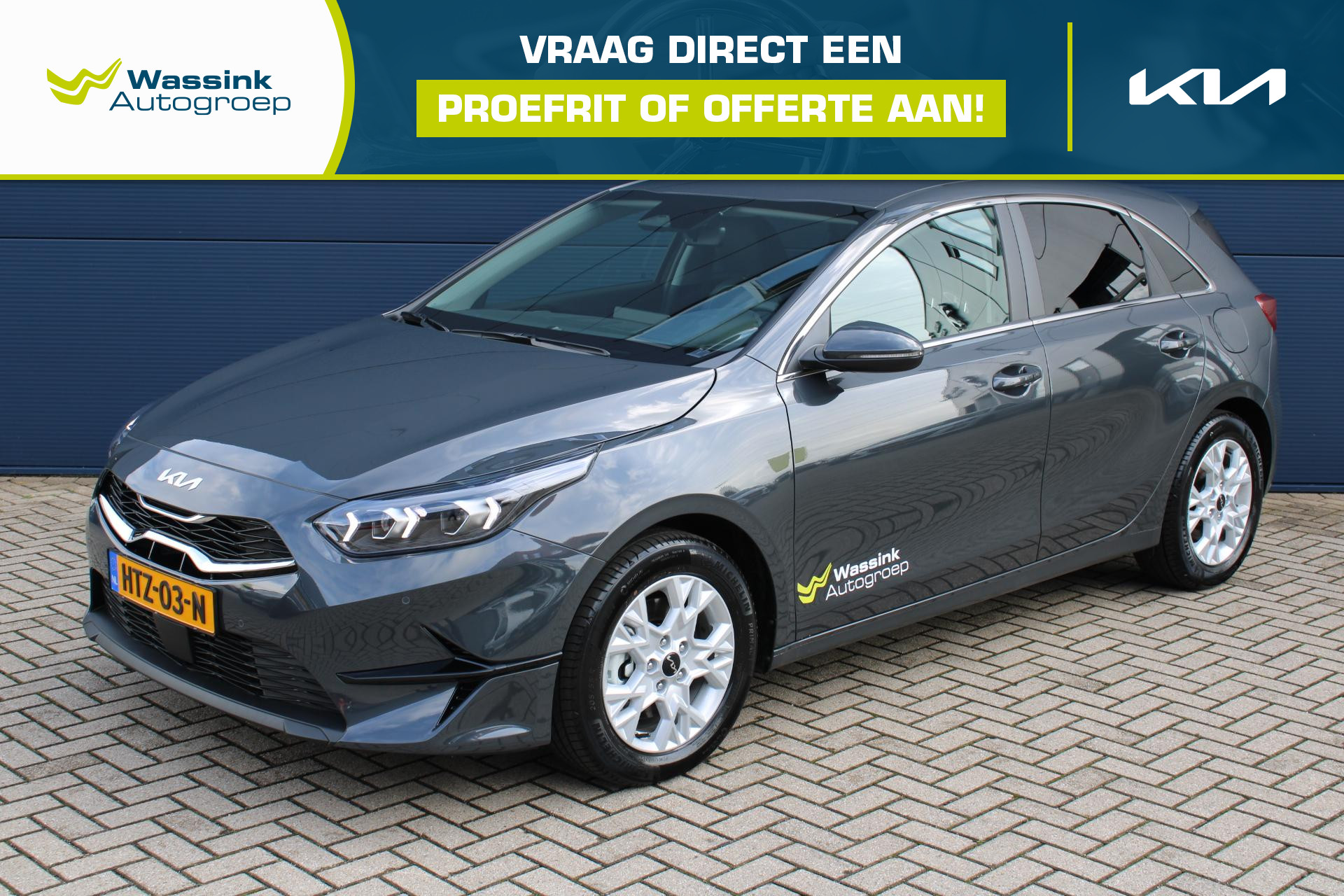 Kia Ceed DEMO DEAL 1.5 T-GDi 140pk DynamicPlusLine | 2025 - voorkant