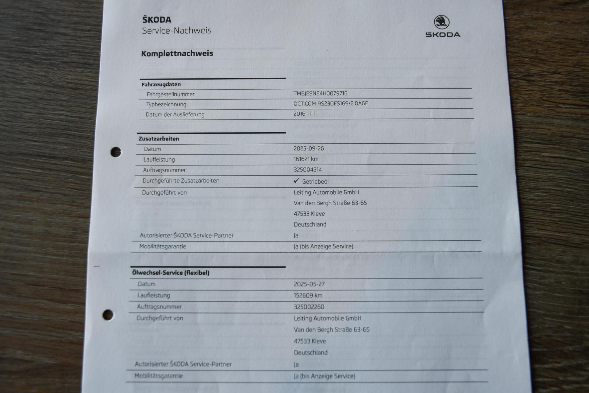 Foto van Skoda Octavia