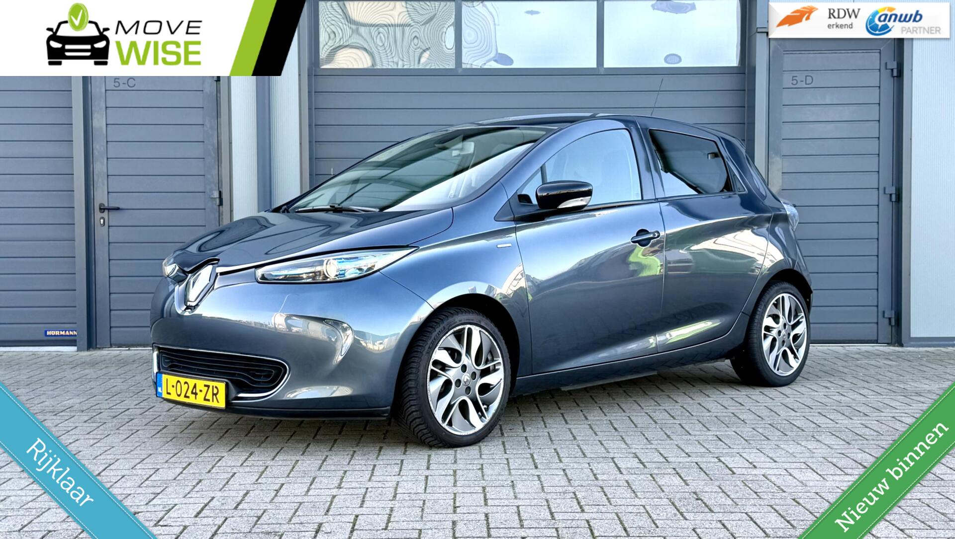 Renault Zoe R110 Limited 41 kWh ? | Koop Accu | LAGE KM | Camera | Carplay | Cruise | 5 Deurs | 2019 - voorkant