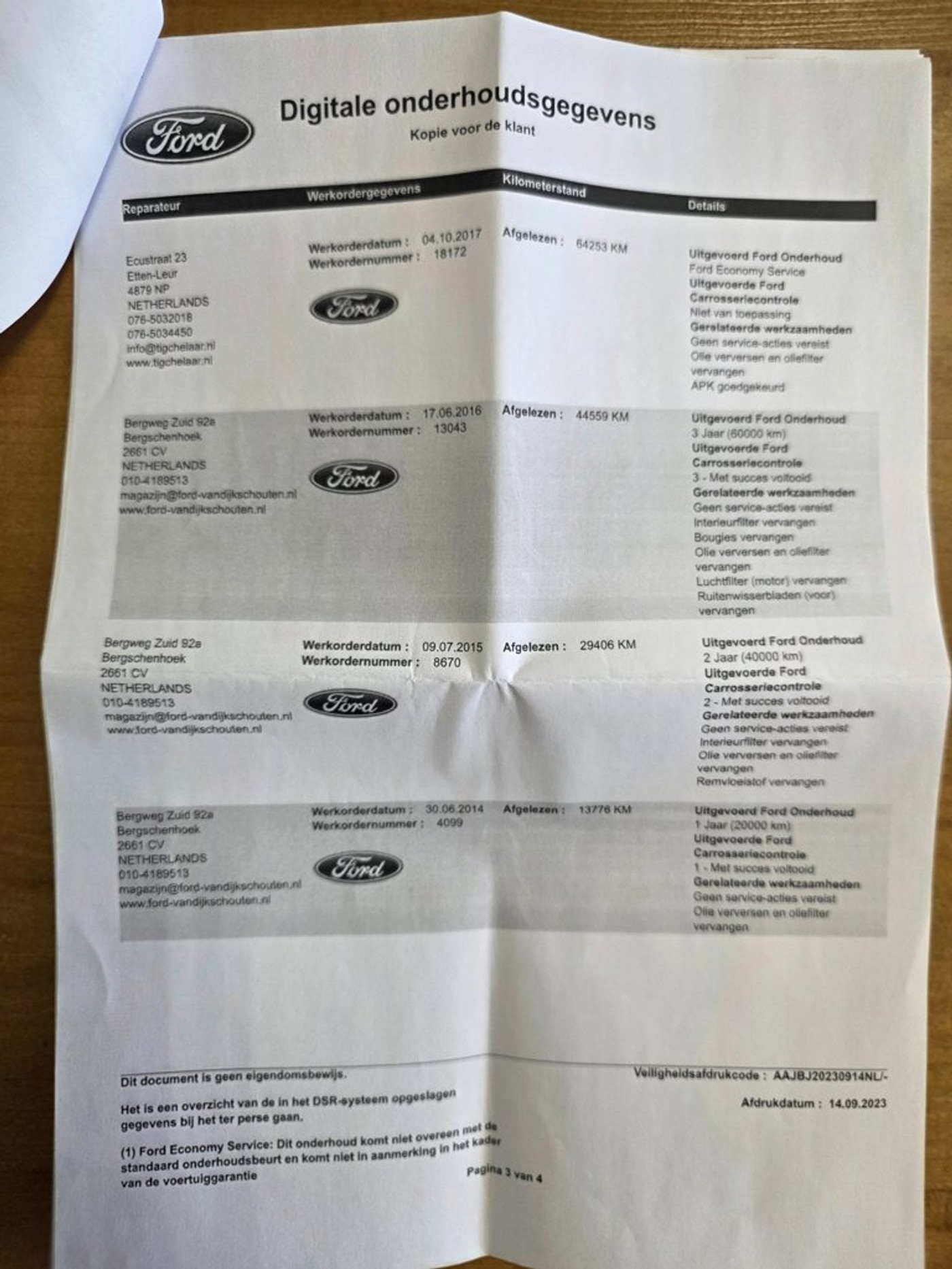 Foto van Ford Mondeo