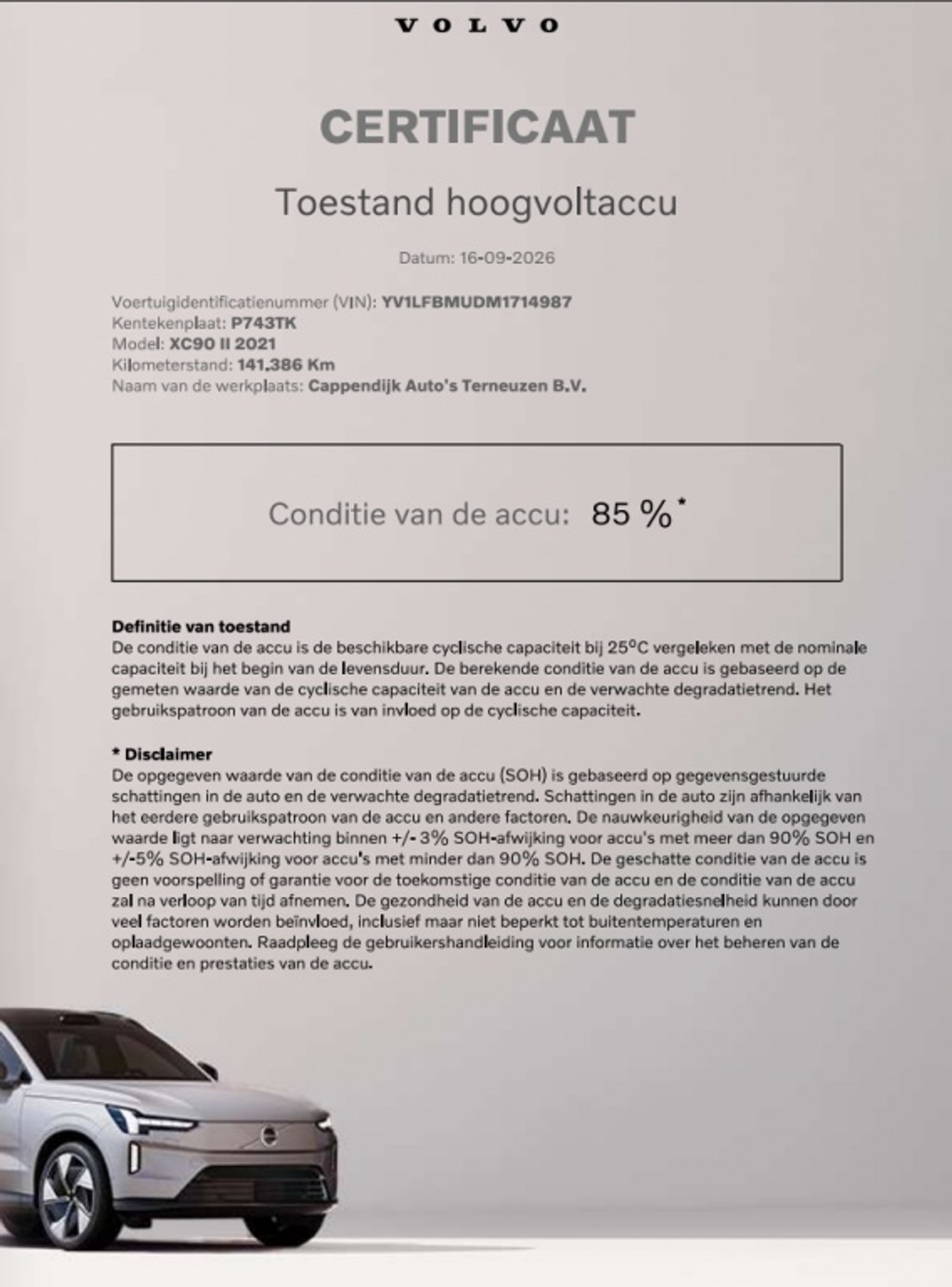 Foto van Volvo Xc90