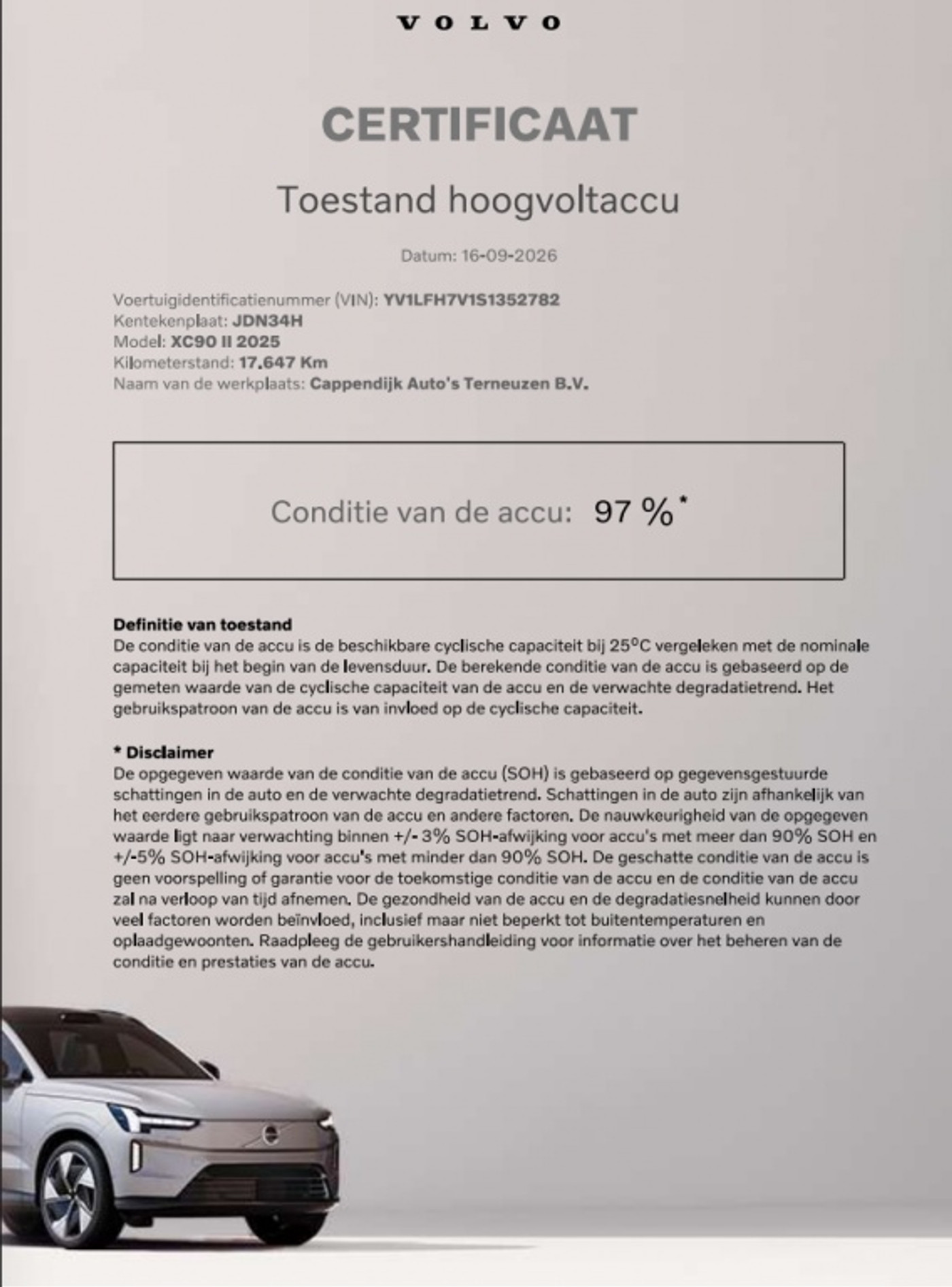 Foto van Volvo Xc90