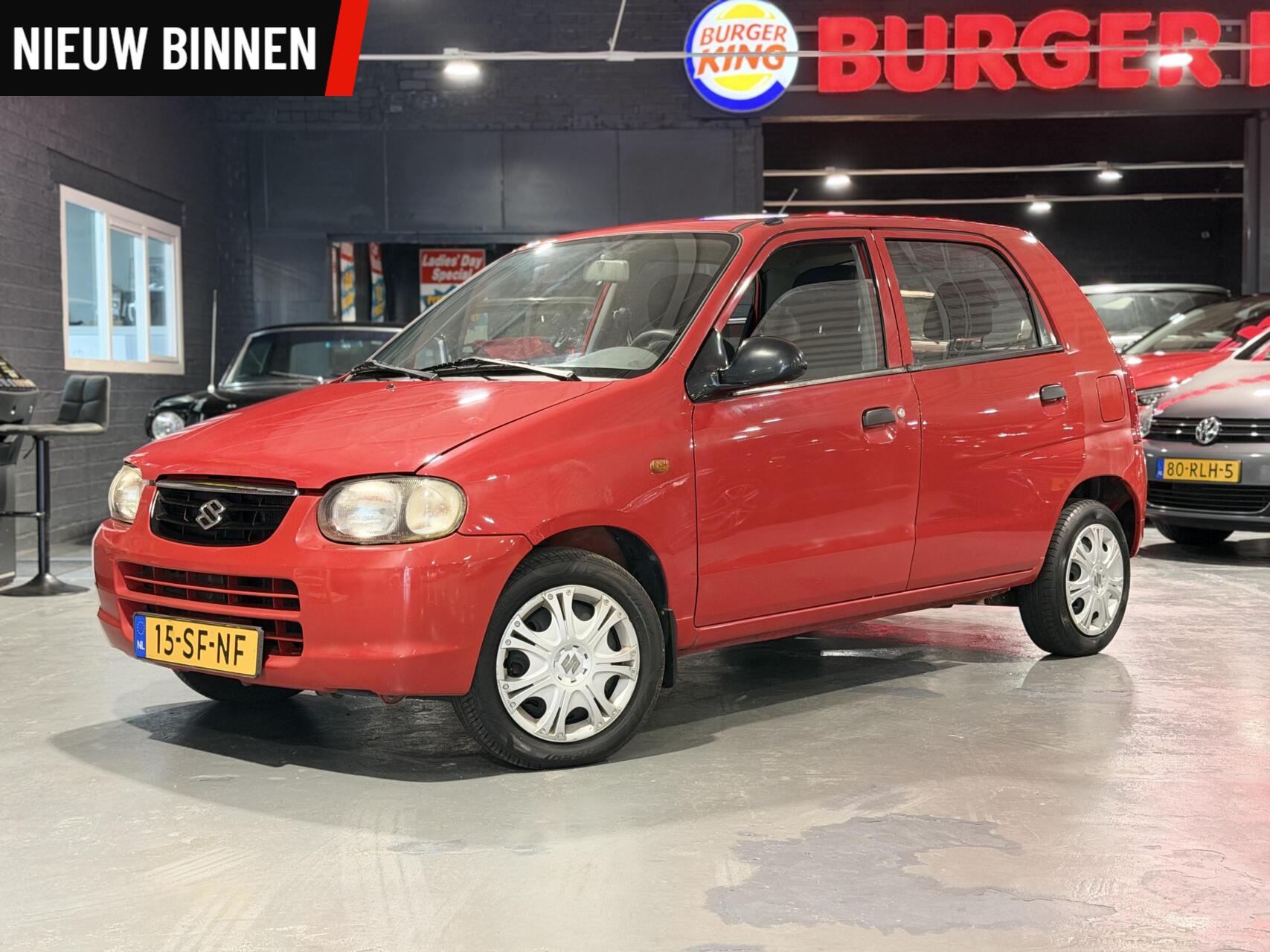 Suzuki Alto 1.1 GLX Automaat Stuurbkr Eleck ramen 2005 - voorkant