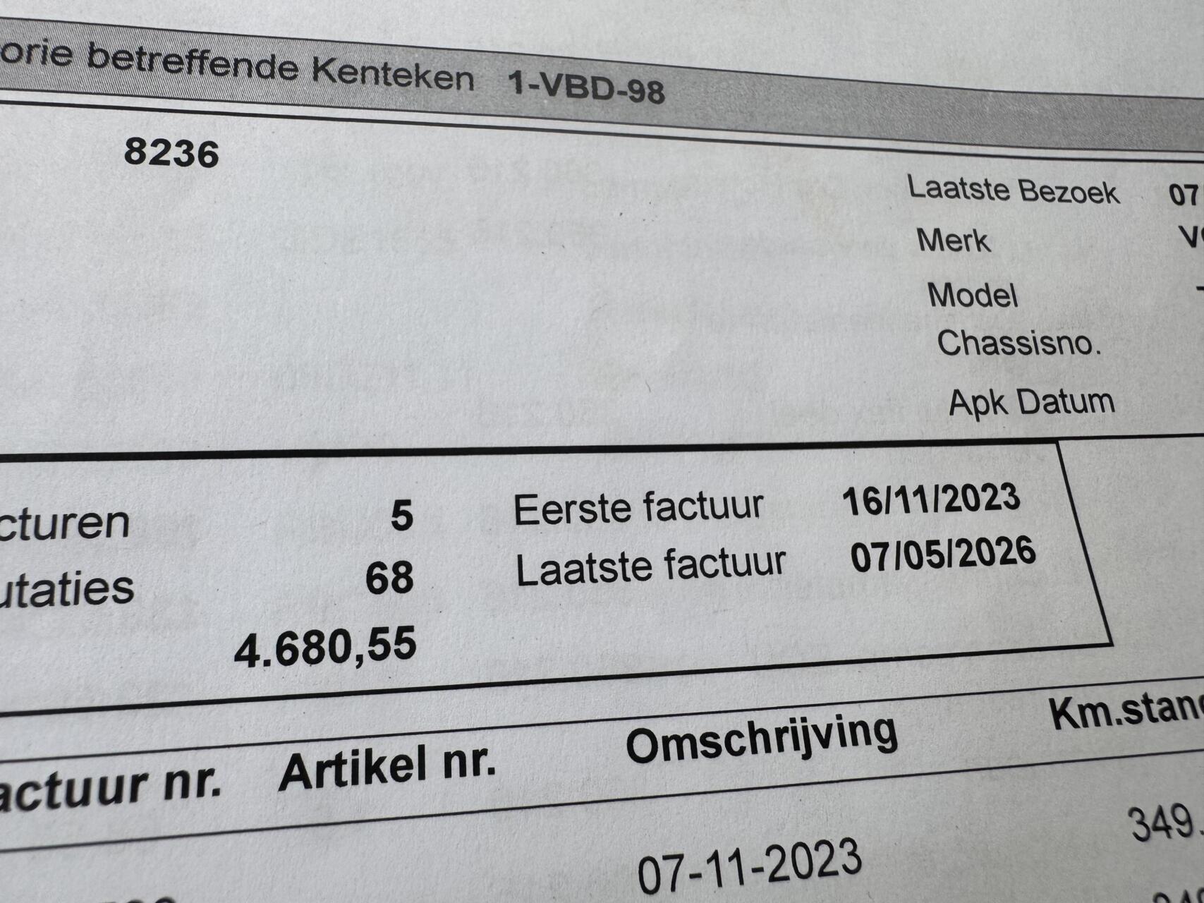 Foto van Volkswagen Transporter Bestel D 128 KW Aut