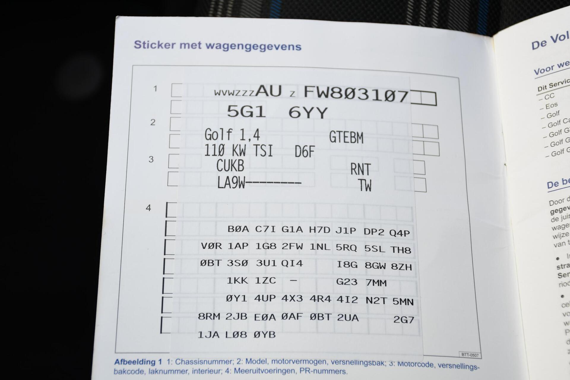 Foto van Volkswagen Golf