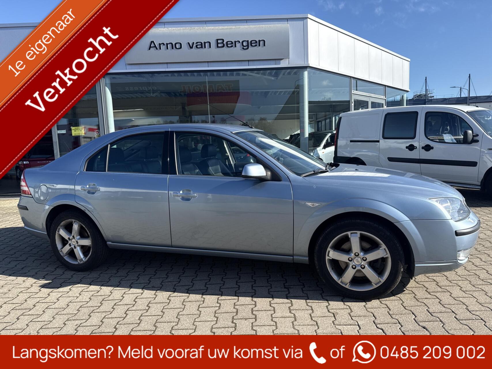 Ford Mondeo 1.8-16V Platinum, climatronic, cruisecontrol, trekhaak. 2007 - voorkant