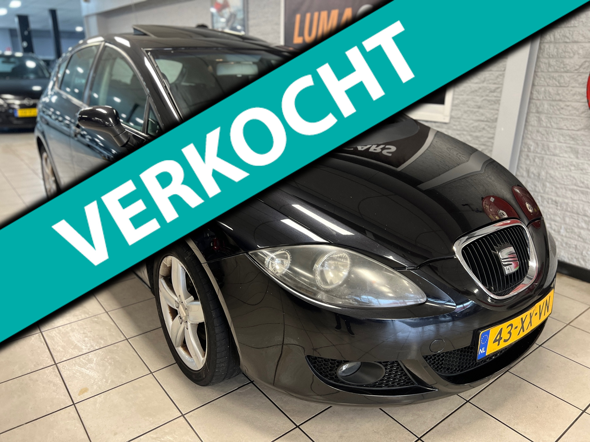 Seat Leon 1.6 Sport-up | Pano | Cruise | LMV | 102PK | 2007 - voorkant