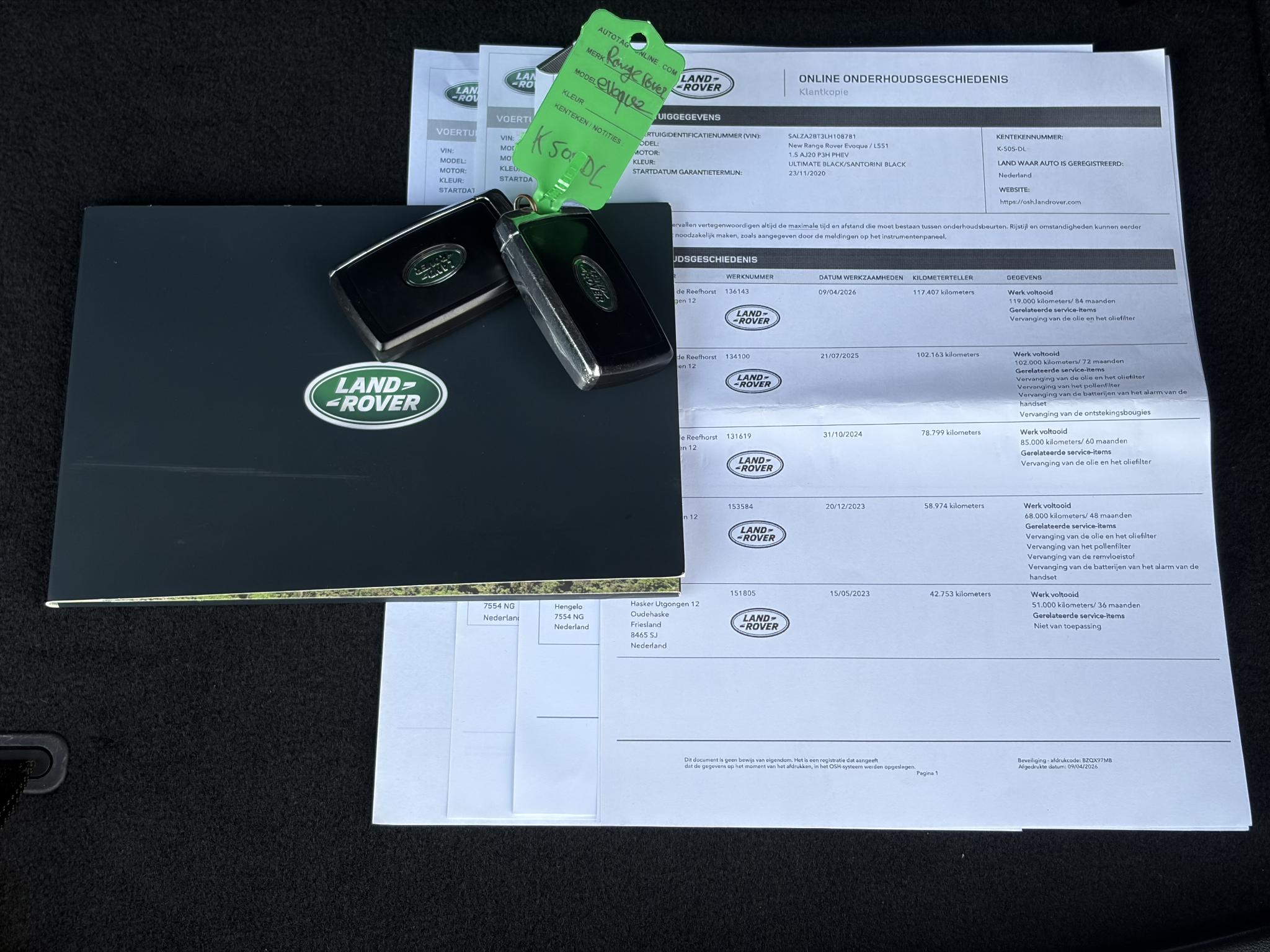 Foto van Land Rover Range Rover Evoque