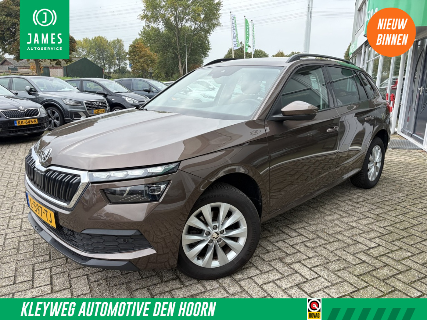 Skoda Kamiq 1.0 TSI Bns Edition, Aut, Nav, Carplay Stoelverwarming 2021 - voorkant
