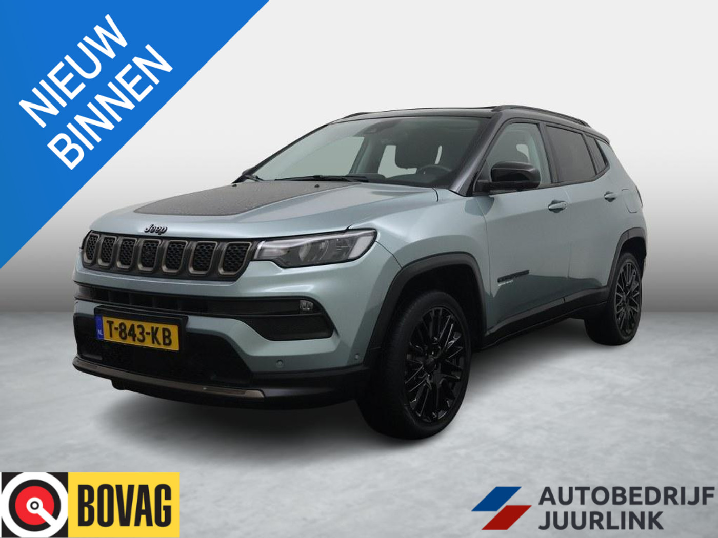 Jeep Compass 4xe 240pk Plug-in Hybrid Upland Pano/Camera/Nav/ 2023 - voorkant