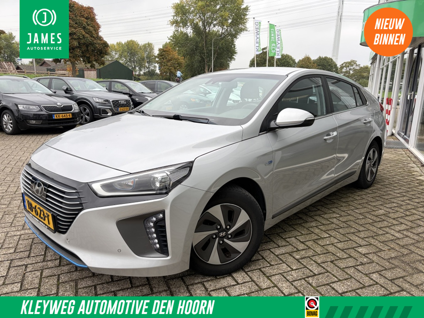 Hyundai Ioniq 1.6 GDi Comfort HEV, Nav, Carplay, Camera, Lm velg 2018 - voorkant