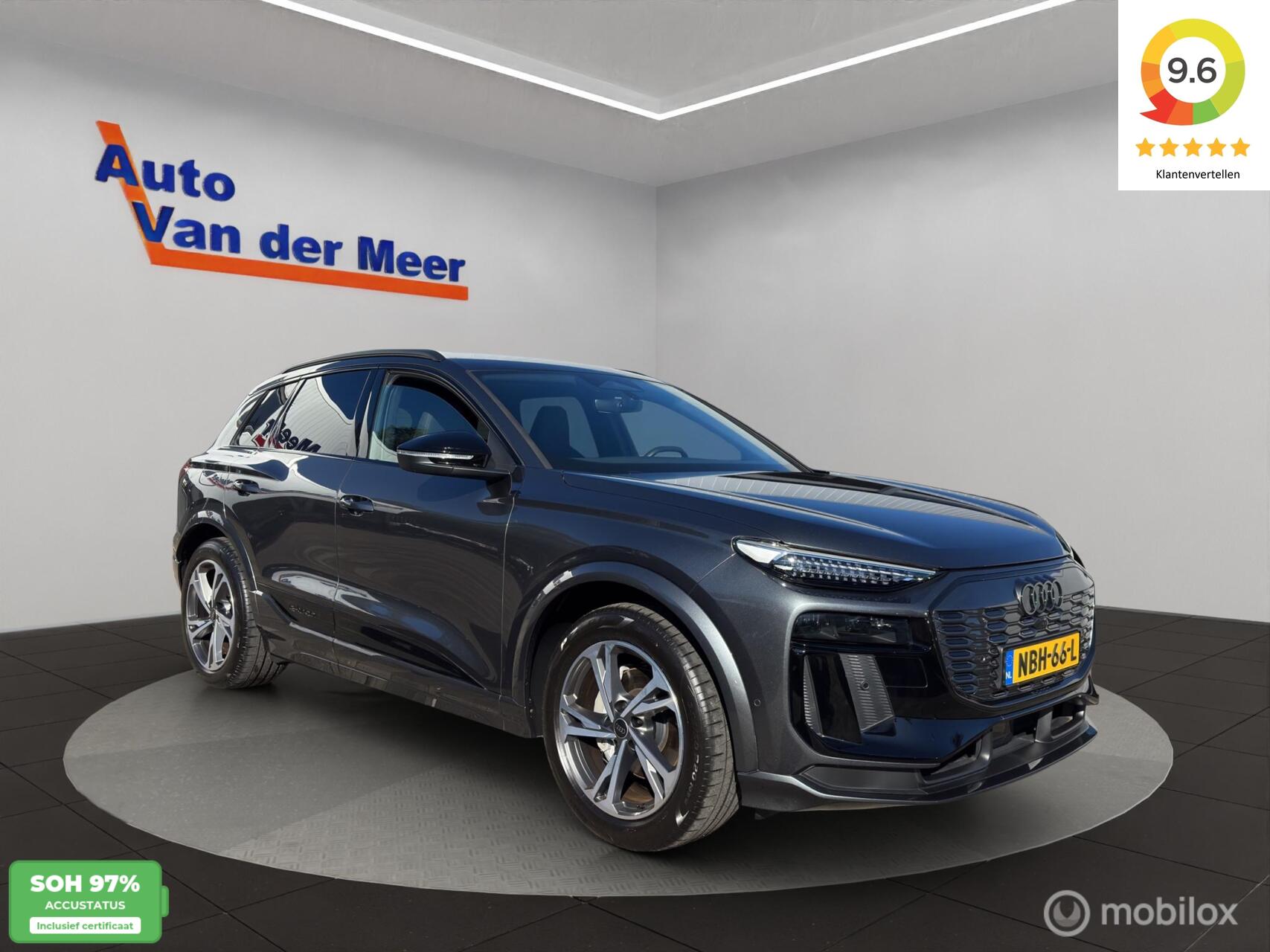 Audi Q6 E-tron S edition 83 kWh / Zeer Luxe / 97.1% SoH Aviloo 2025 - voorkant