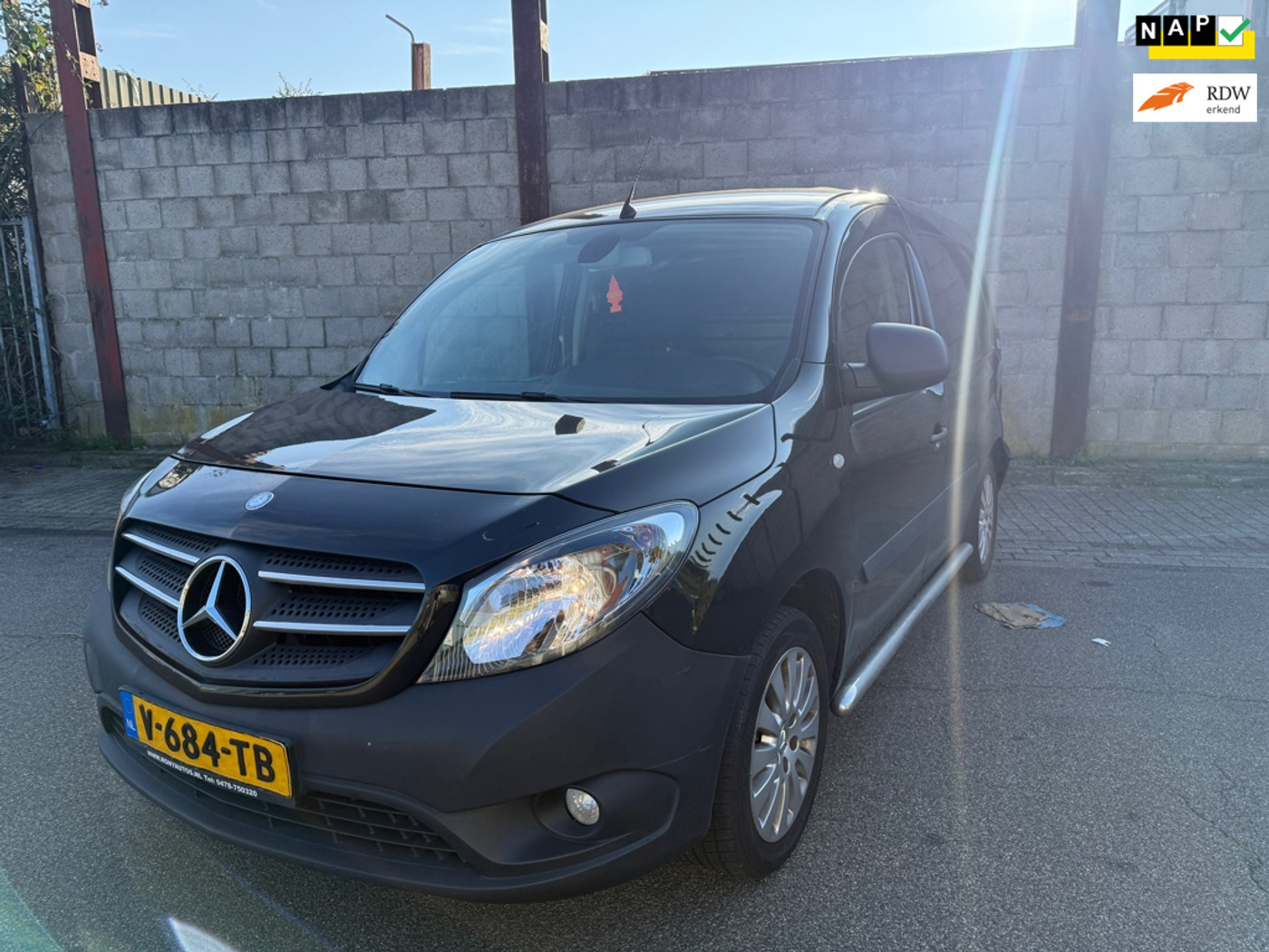 Mercedes-Benz Citan 108 CDI BlueEFFICIENCY Schade 2018 - voorkant