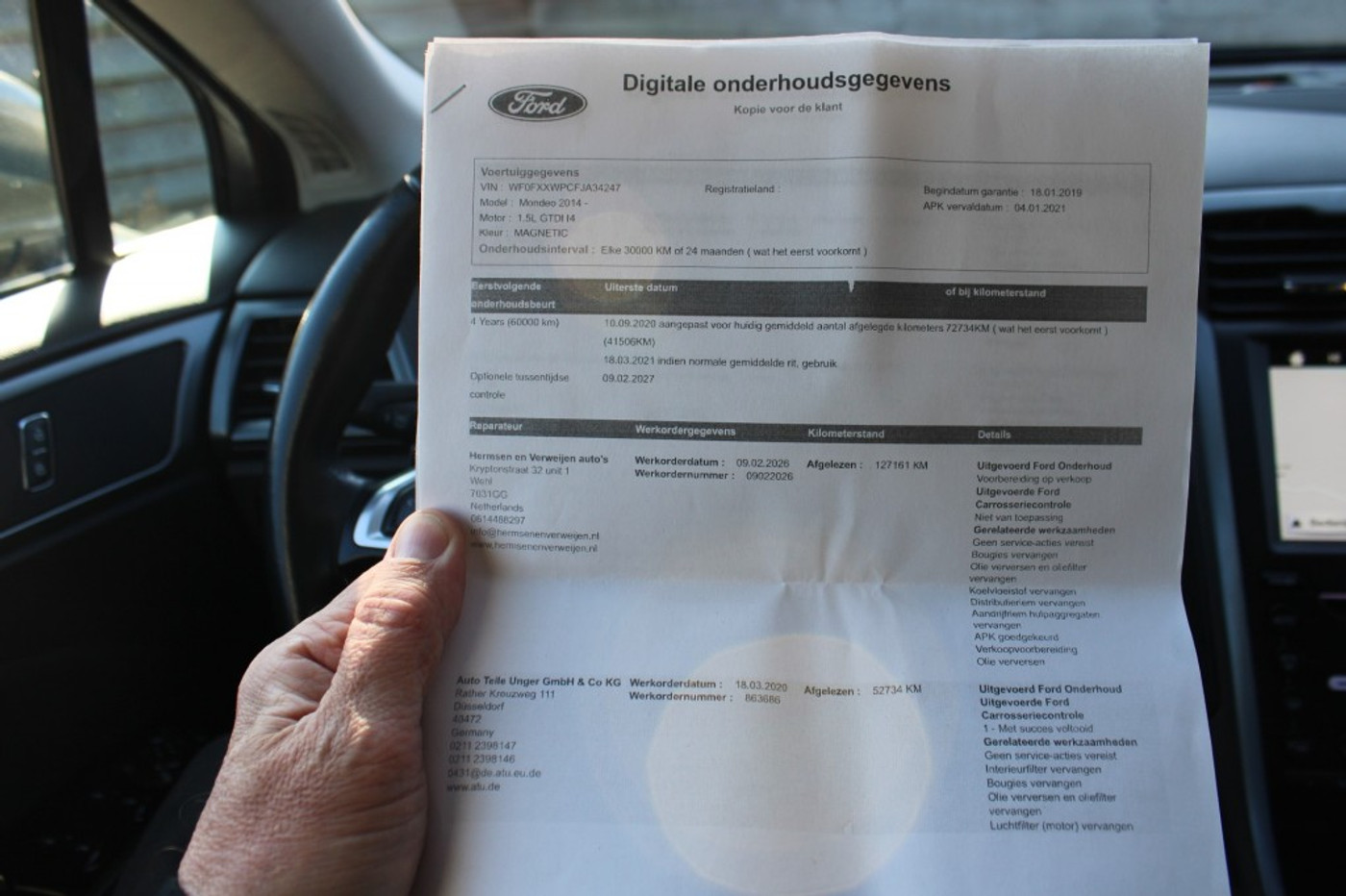 Foto van Ford Mondeo