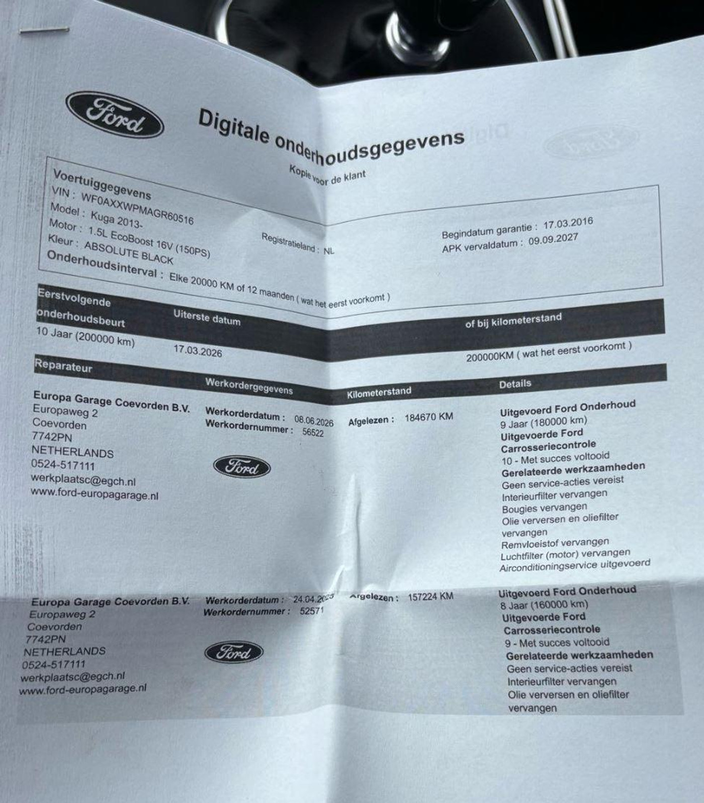 Foto van Ford Kuga