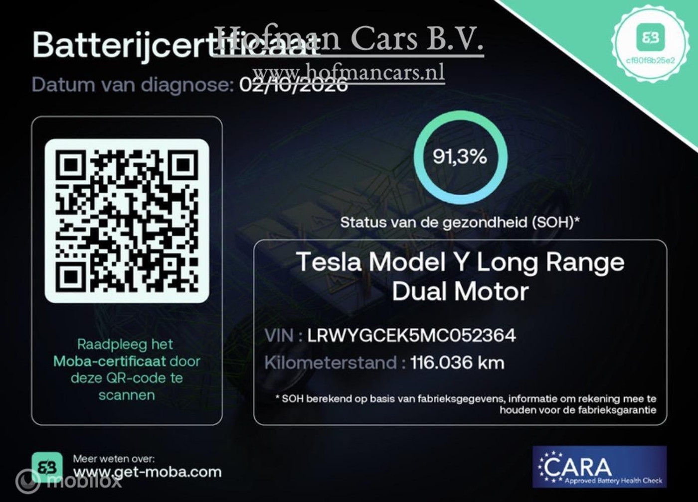 Foto van Tesla Model Y