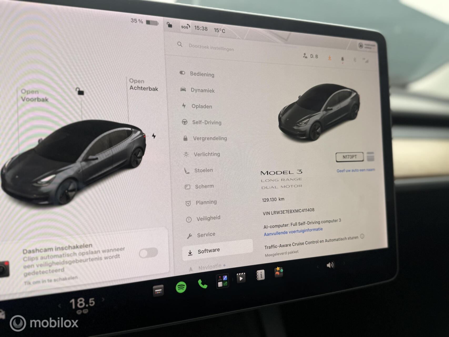 Foto van Tesla Model 3