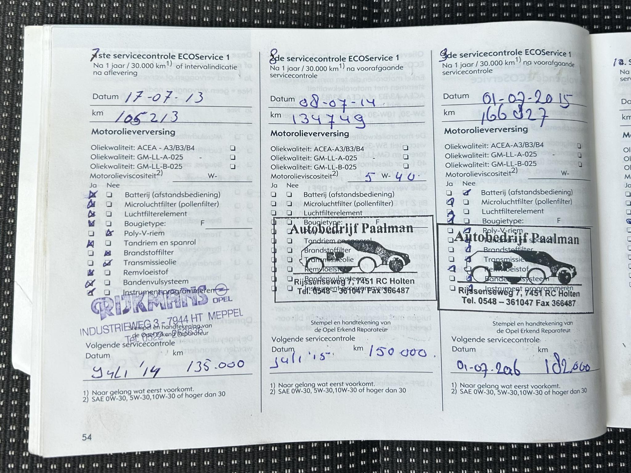 Foto van Opel Zafira