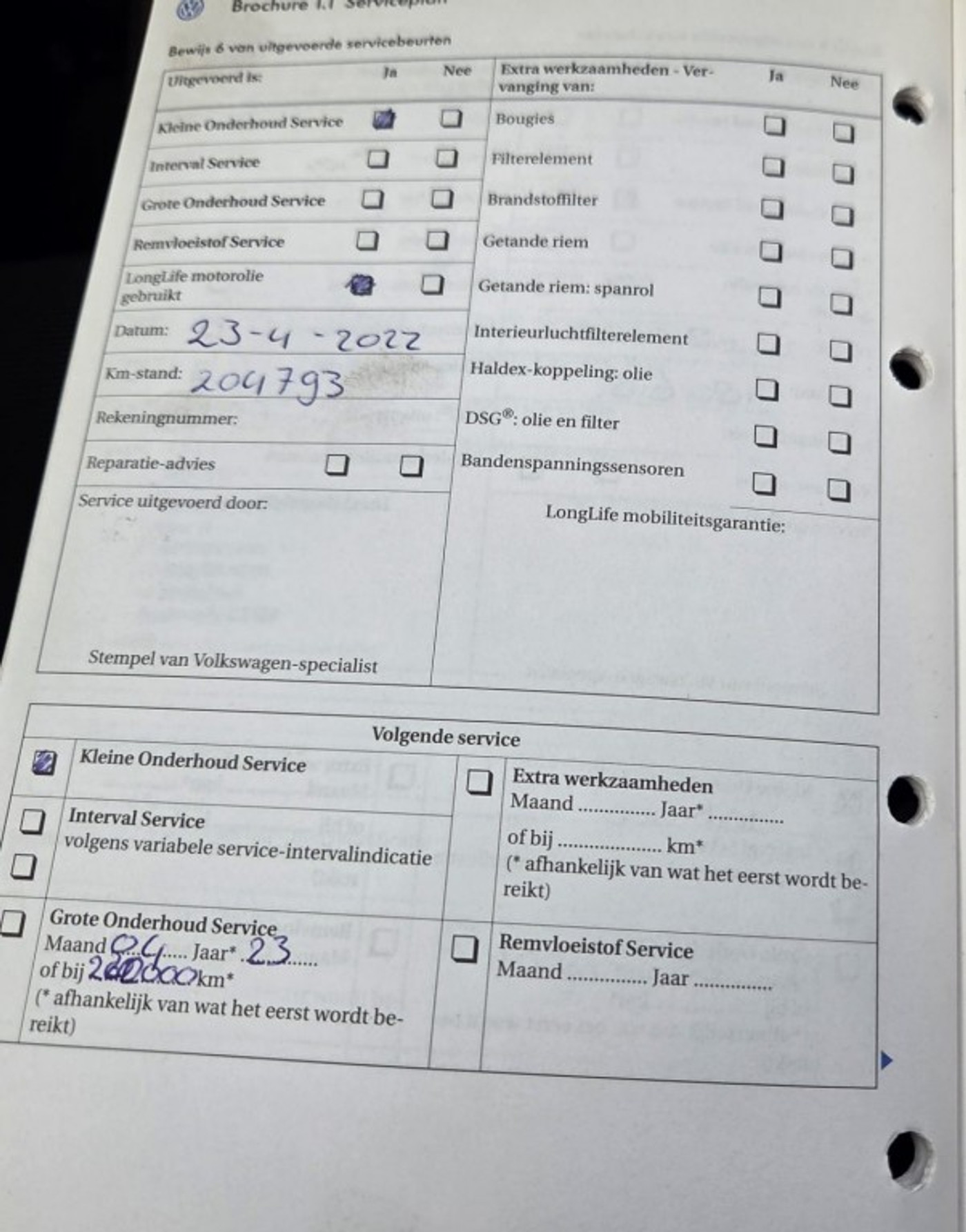 Foto van Volkswagen Golf