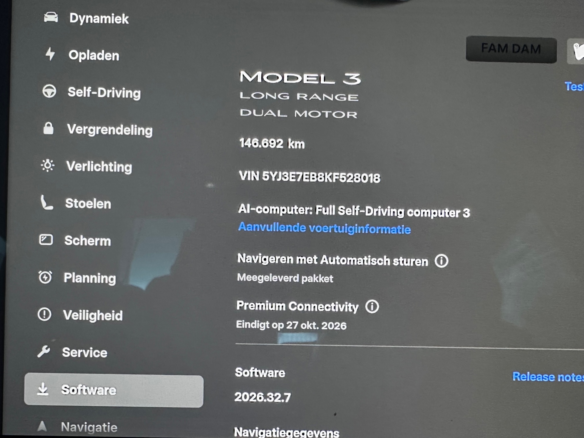 Foto van Tesla Model 3