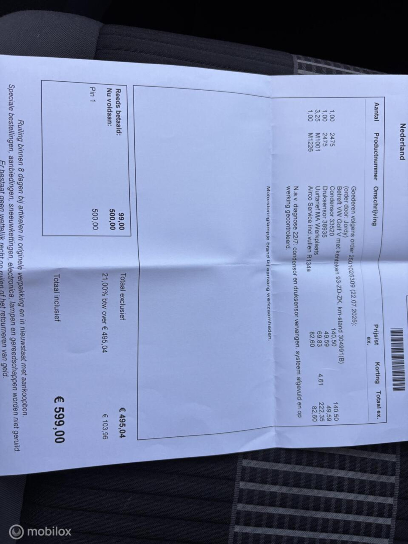 Foto van Volkswagen Golf