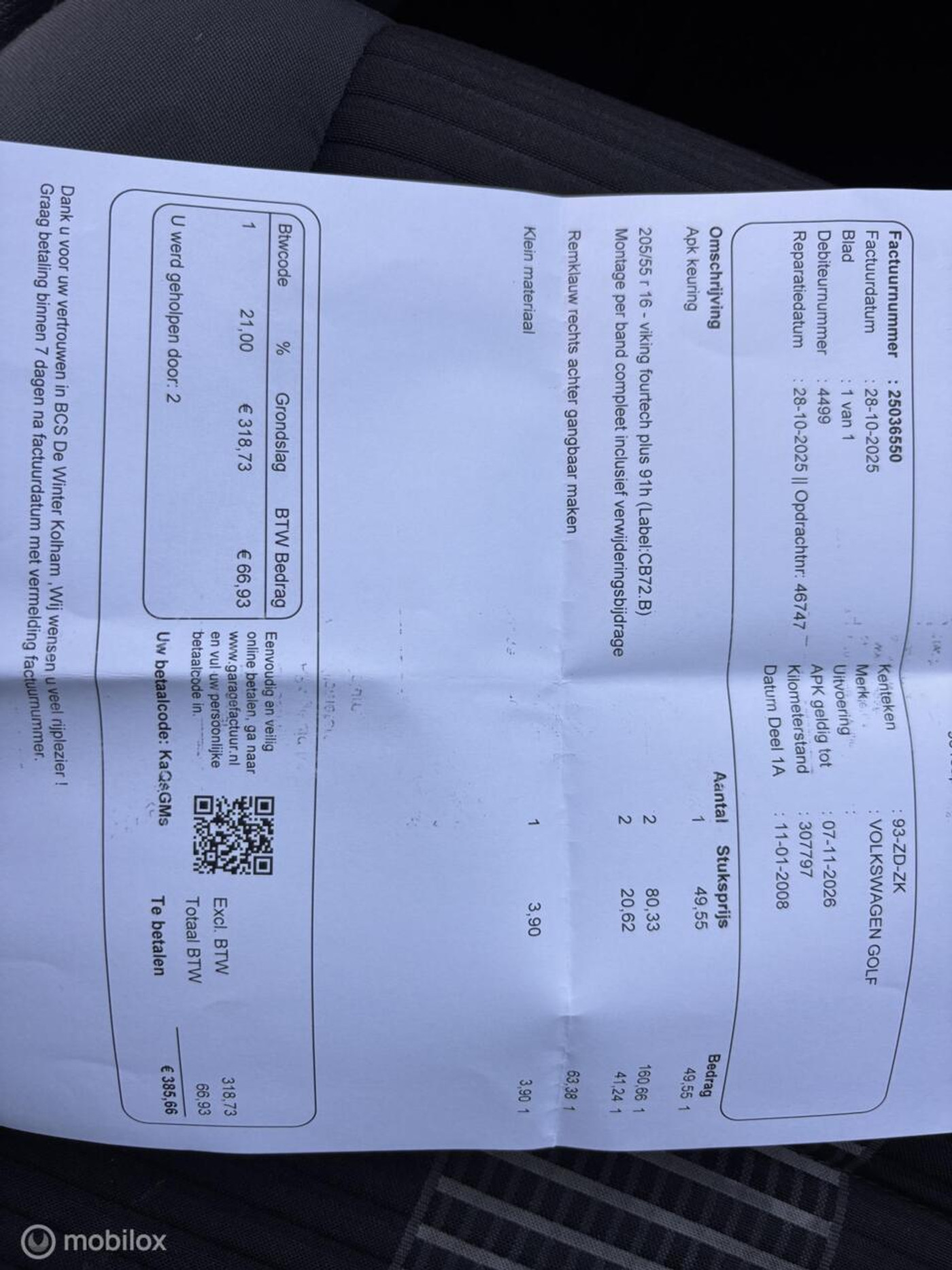 Foto van Volkswagen Golf
