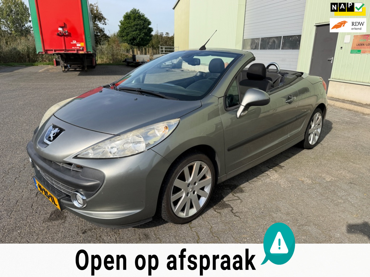 Peugeot 207 1.6 VTi Première Clima Cabrio 2007 - voorkant