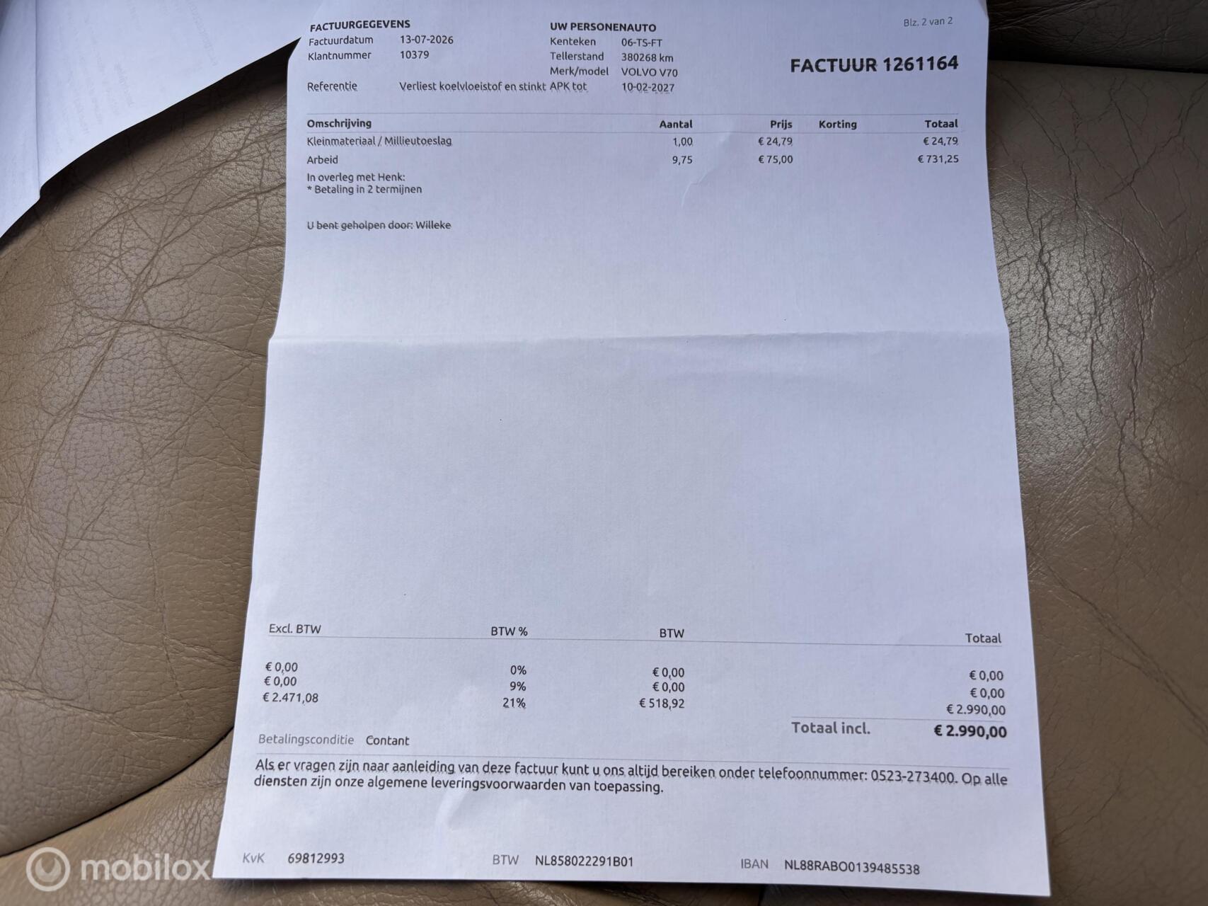 Foto van Volvo V70